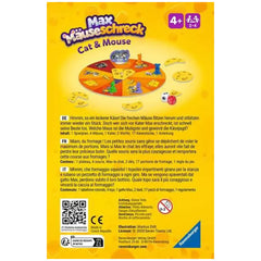 Ravensburger - Max Mauseschreck - Gioco da Tavolo - Istruzioni Multilingue