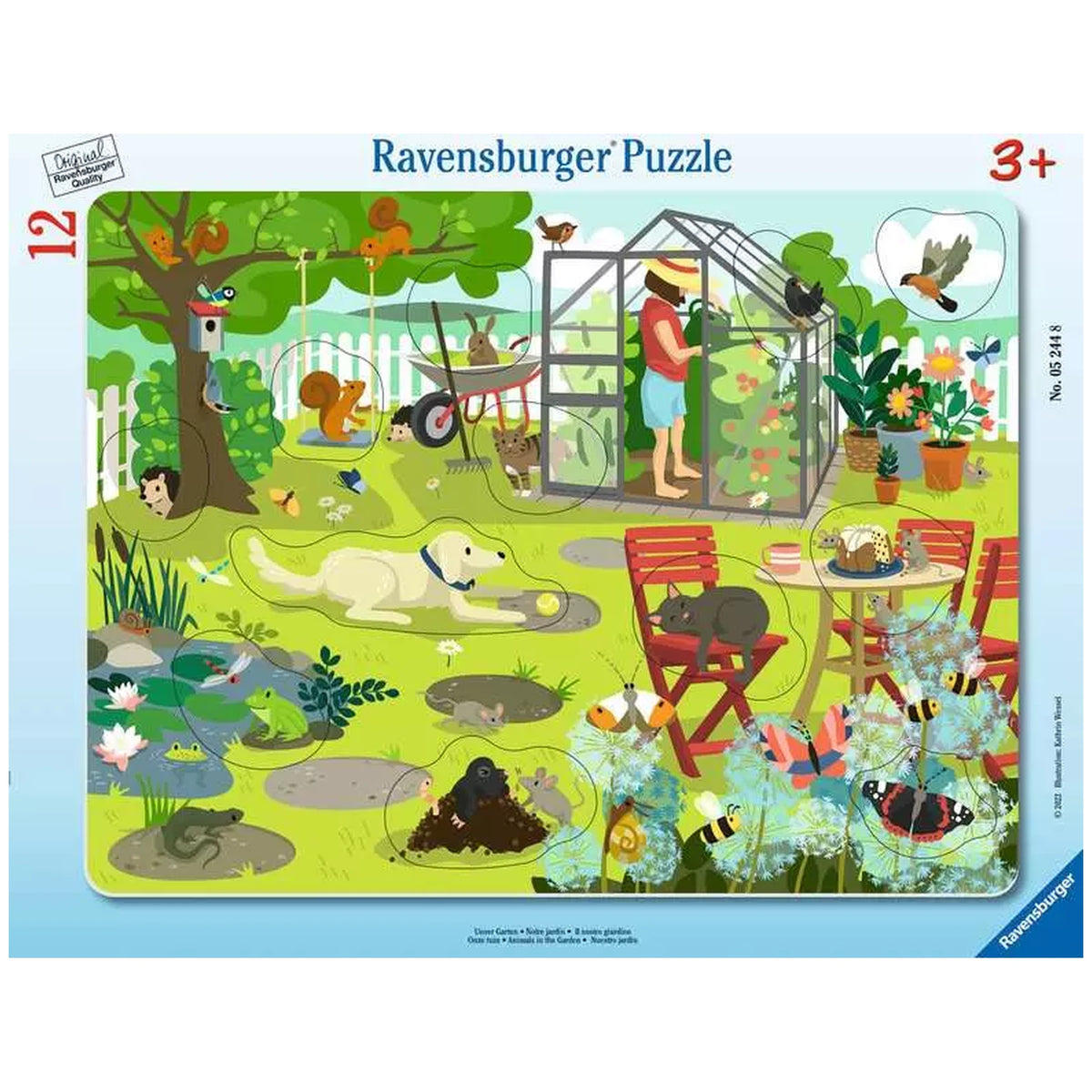 Ravensburger - Il nostro giardino - 12 pezzi - Puzzle educativi