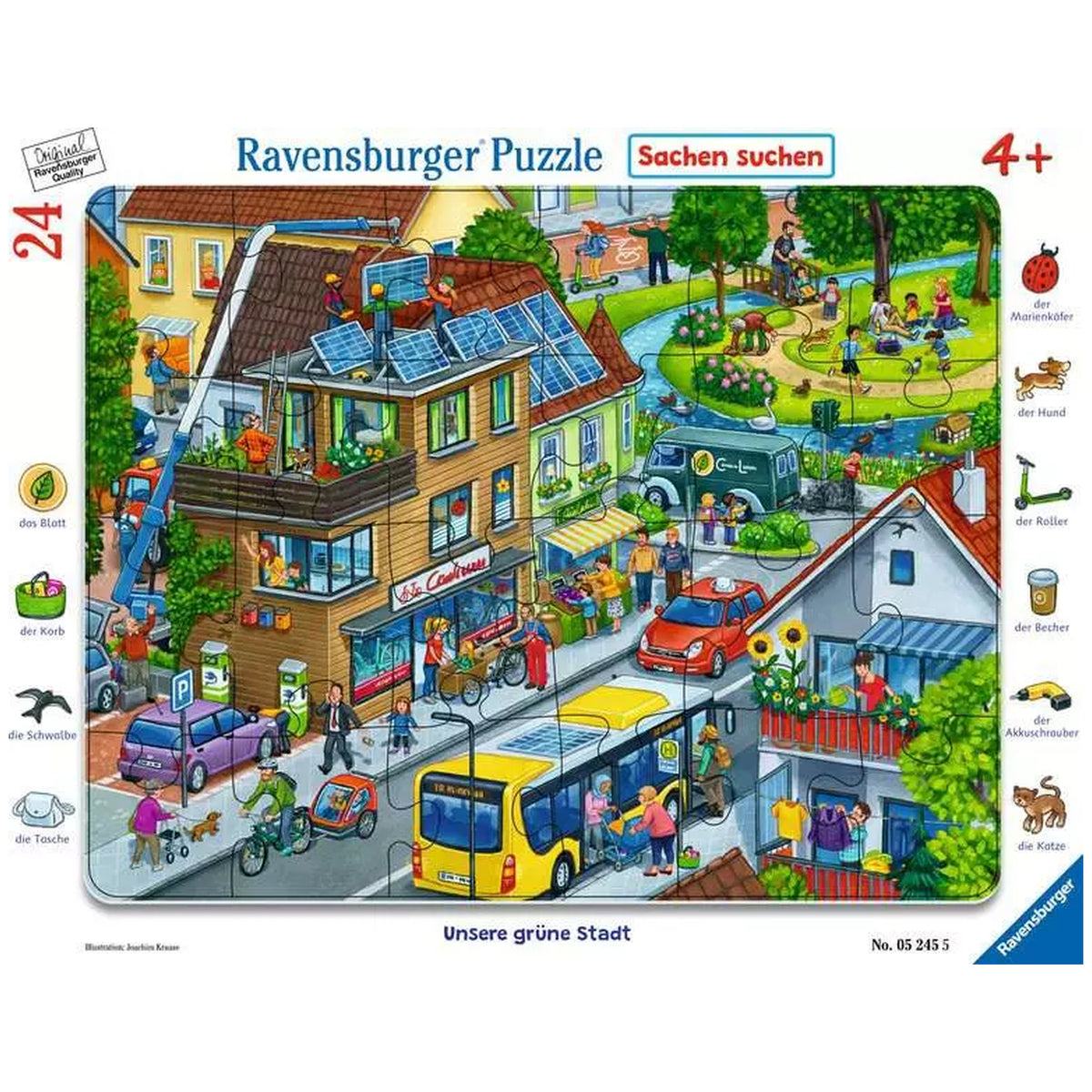 Ravensburger - La nostra città verde - 24 pezzi - Puzzle educativi