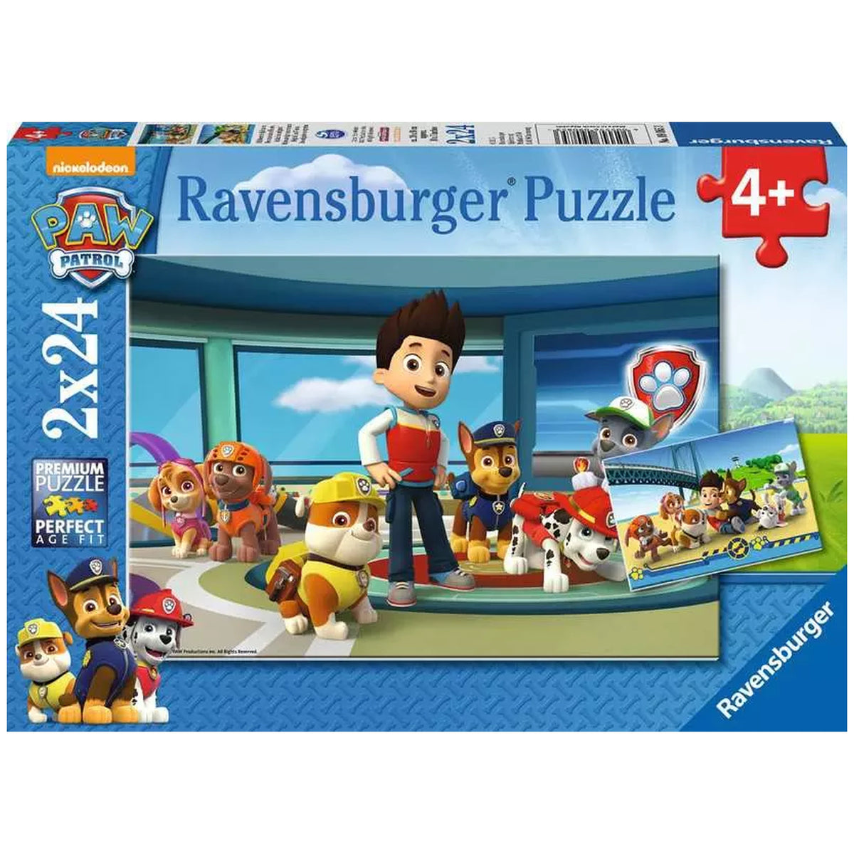 Ravensburger - Paw Patrol - Investigatori Utili - 2x24 Pezzi - Puzzle