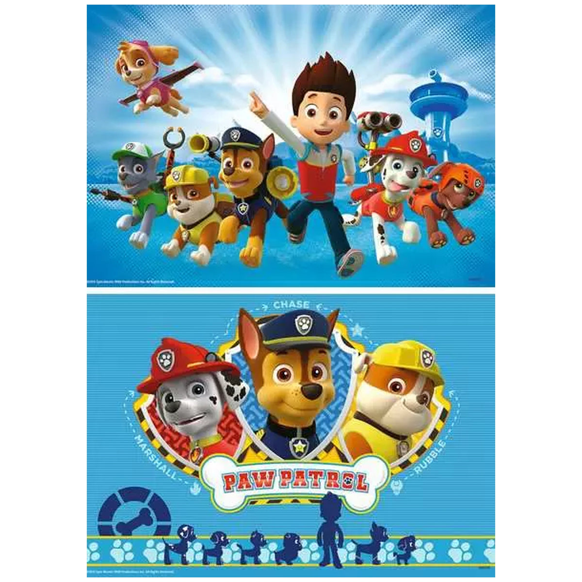 Ravensburger - Paw Patrol - Ryder And The Paw Patrol - 2x12 Pieces - Puzzles