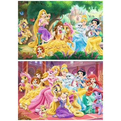Ravensburger - Principesse Migliori Amiche - 2x24 Pezzi - Puzzle