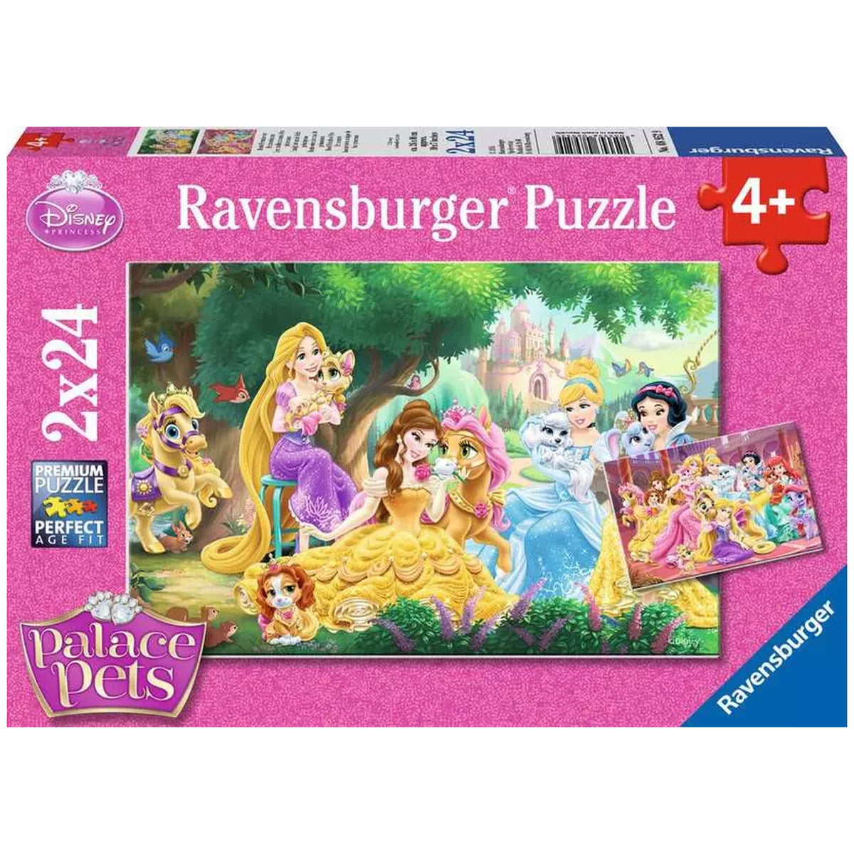 Ravensburger - Principesse Migliori Amiche - 2x24 Pezzi - Puzzle