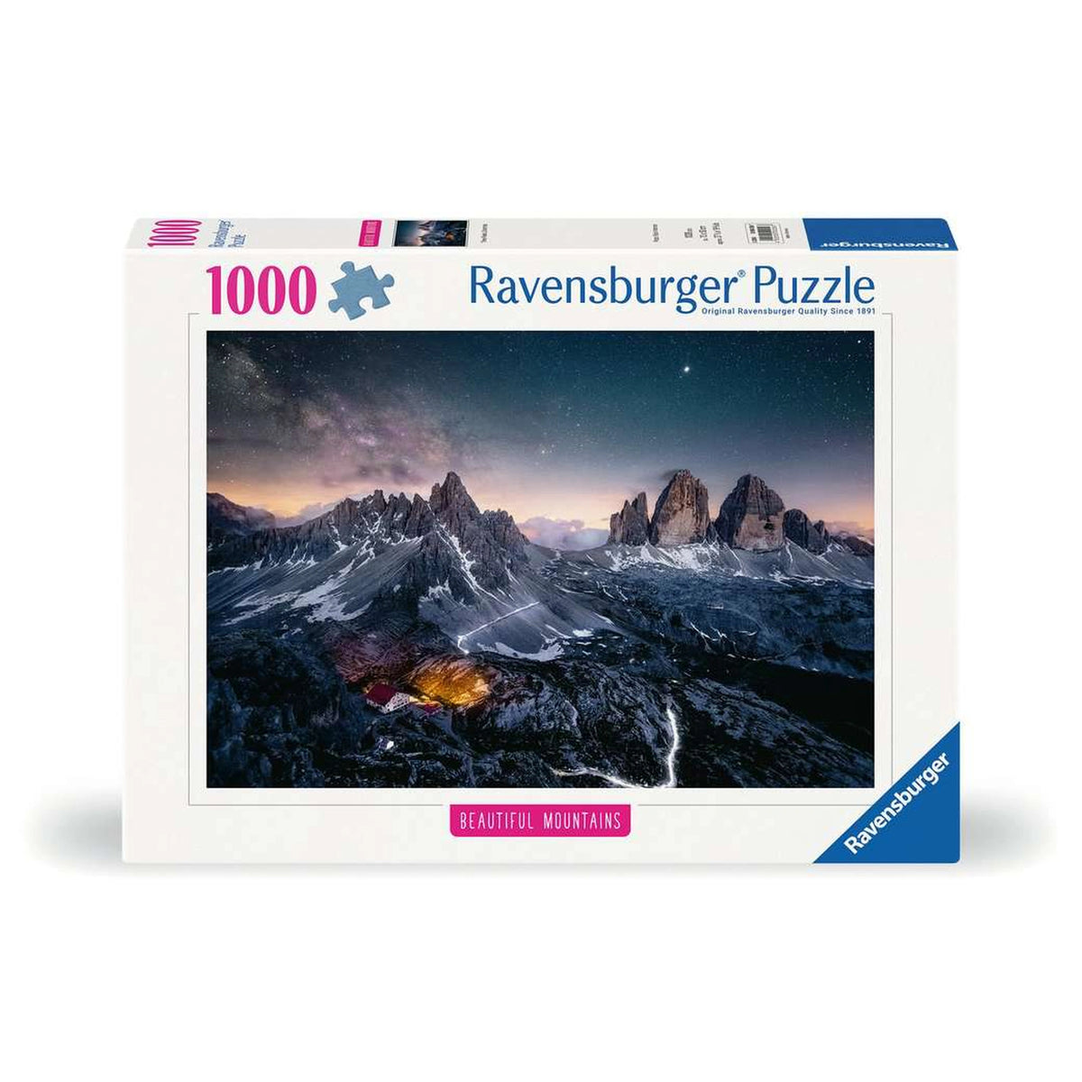 Ravensburger - Puzzle-1000-Pieces-Beautiful-Mountains