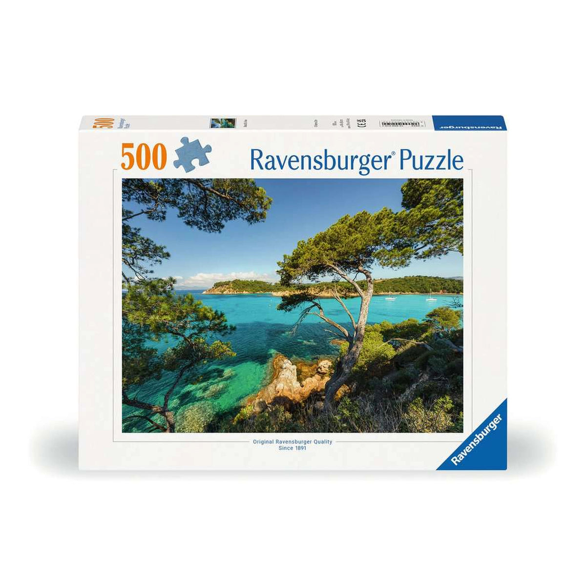 Ravensburger - Puzzle 500 Pezzi Vista Costiera - Puzzle