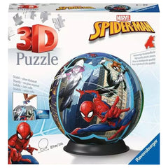 Ravensburger - Puzzle - Ultimate Spider-Man 3D Ball - 72 pezzi - 6+ Anni