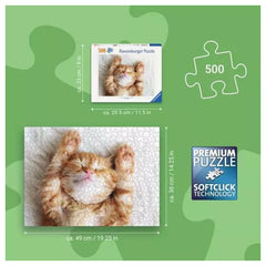 Ravensburger - Puzzle - Cuccioli 500pz - Cartone - 12+ Anni - Gioco Educativo