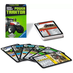 Ravensburger - Super Trump Power Tractor - Gioco da Tavolo - Edizione Tedesca