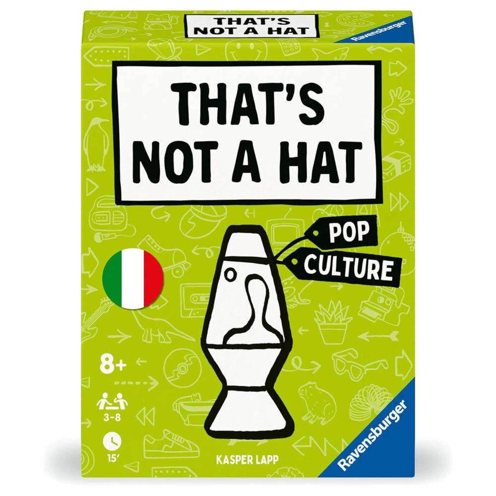 Ravensburger - That's not a hat 2 - Pop Culture 110 Cards - Card Game - Age +8 - 81022589 - Italian Edition
