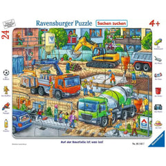 Ravensburger - C'è qualcosa che non va al cantiere - 24 pezzi - Puzzle