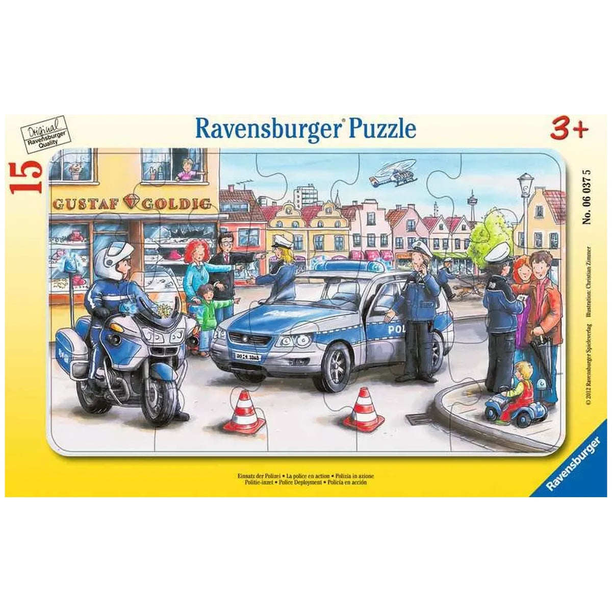 Ravensburger - Uso della Polizia - 15 Pezzi - Puzzle