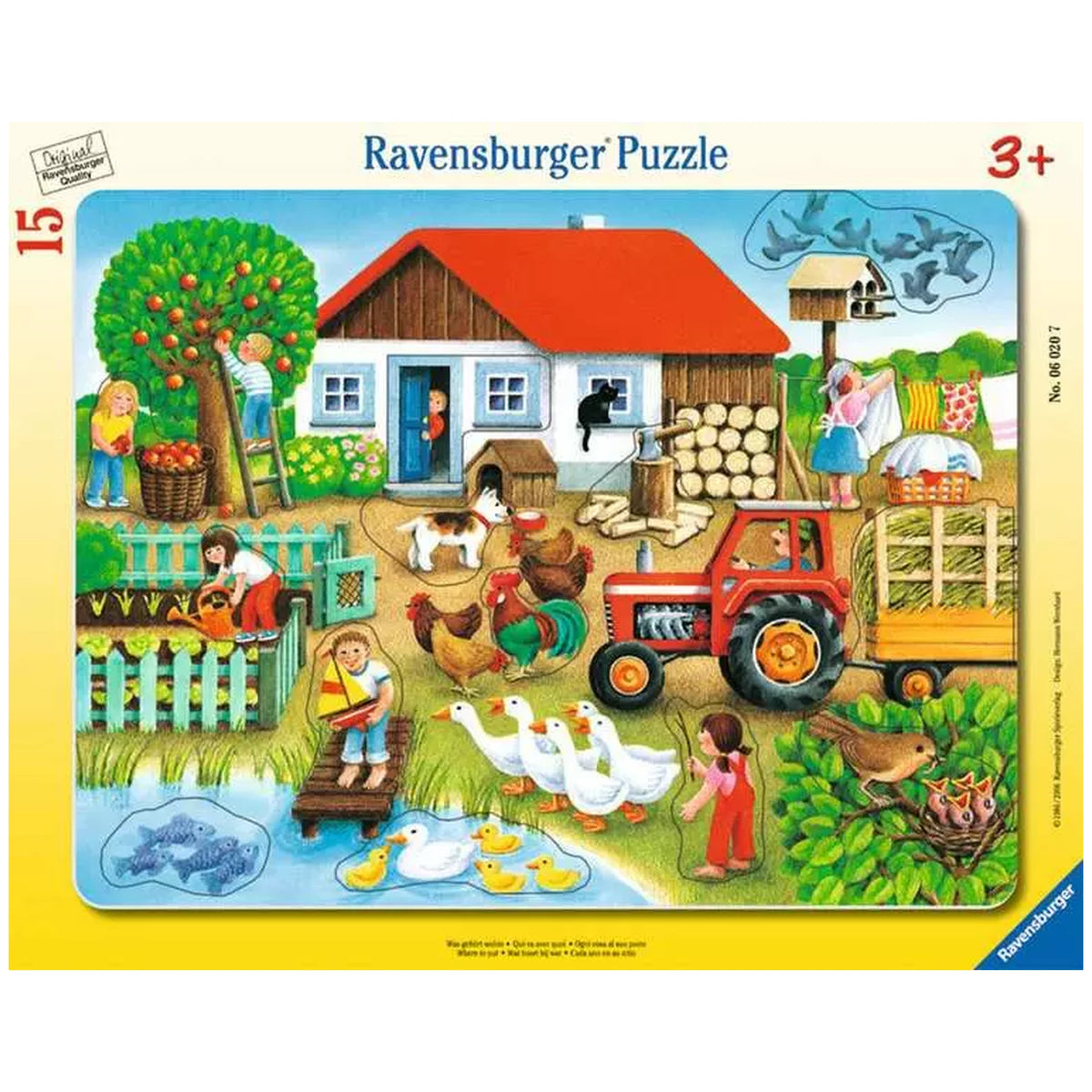 Ravensburger - Cosa Appartiene Dove - 15 Pezzi - Puzzle