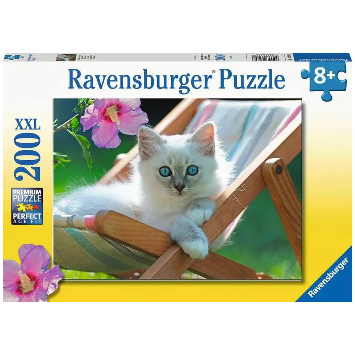 Ravensburger - White Kitten - 200 Pieces - Puzzles