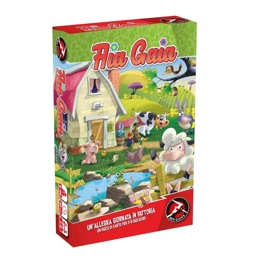 Red Glove - Gioco di Carte Aia Gaia - Giochi di Carte - 6+ - RG2041 - Edizione Italiana