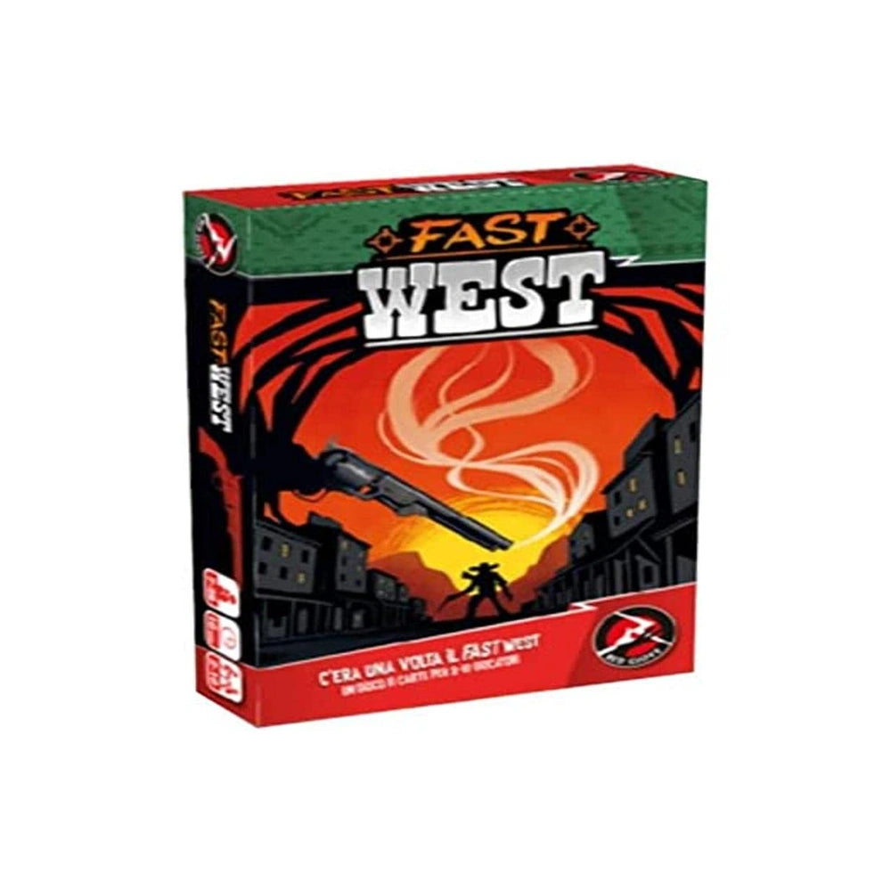 Red Glove - Fast West Party Card Game Ages 7+ - Action-Packed Wild West Simultaneous Dueling Game for 2-10 Players with 110 Gunslinger Cards Showcase Pack - RG2077 - Italian Edition