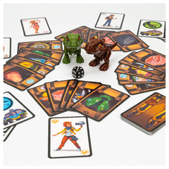 Red Glove - Feed Rex Board Game for Kids & Adults Ages 8+ - Hilarious Dinosaur Survival Party Game for 3-13 Players with T-Rex Figures, 110 Action Cards and Custom Die - RG2079 - Italian Edition