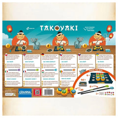 RED GLOVE - Gioco da Tavolo Takoyaki - Giochi da Tavolo - 6+ - Divertimento Veloce - RG2419