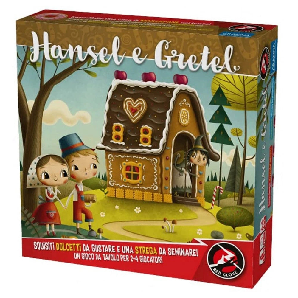 Red Glove - Hansel & Gretel - Giochi di Carte - 5+ - Gioco Educativo Divertente - RG2074 - Edizione Italiana