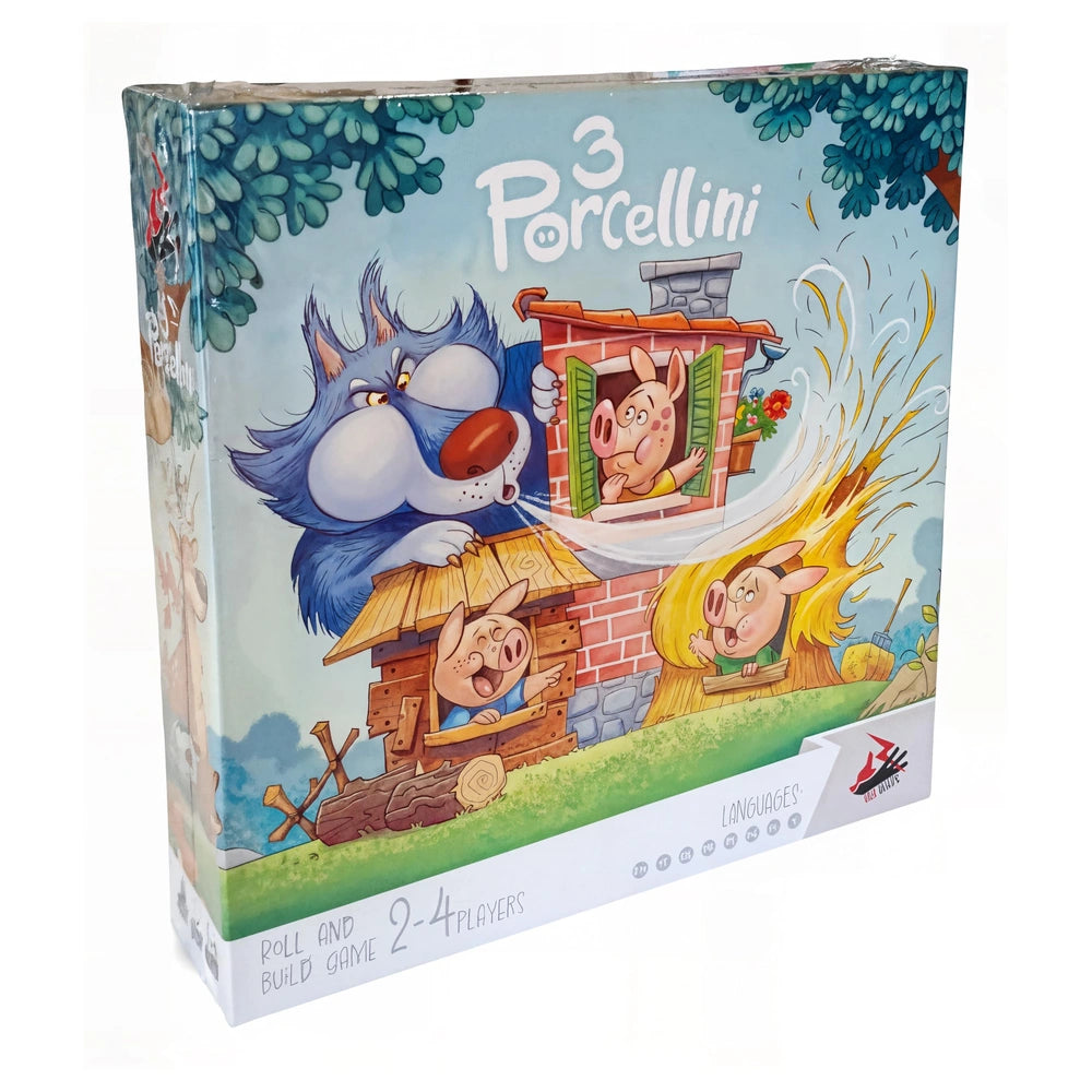 Red Glove - I Tre Porcellini - Giochi da Tavolo - 3+ - Gioco Educativo Divertente - RG2031 - Edizione Italiana