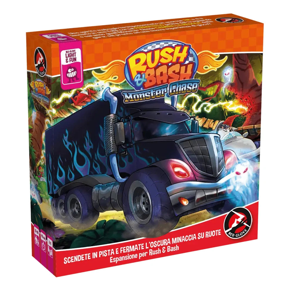 Red Glove - Rush & Bash: Monster Chase - Giochi di Carte - 7+ - RG20461 - Edizione Italiana