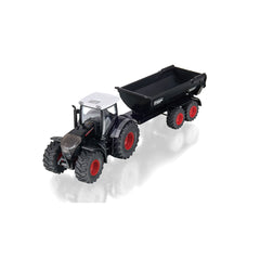 SIKU - Veicoli e Macchinine - Fendt 942 Vario e Krampe HP 20 - Edizione Nera - 3+ Anni