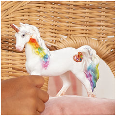 Schleich - Bayala - Cavalla Unicorno Amore Arcobaleno - Azione e Figure da Gioco - 70726