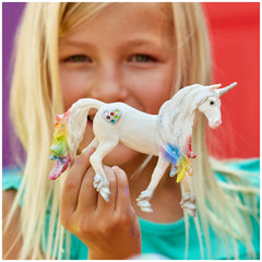 Schleich - Bayala - Rainbow Love Unicorn Stallion - Action & Toy Figures - 70725