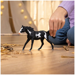 Schleich - Horse Club - Cavallo Castrato Paint - Figure d'Azione e Giocattoli - 14900