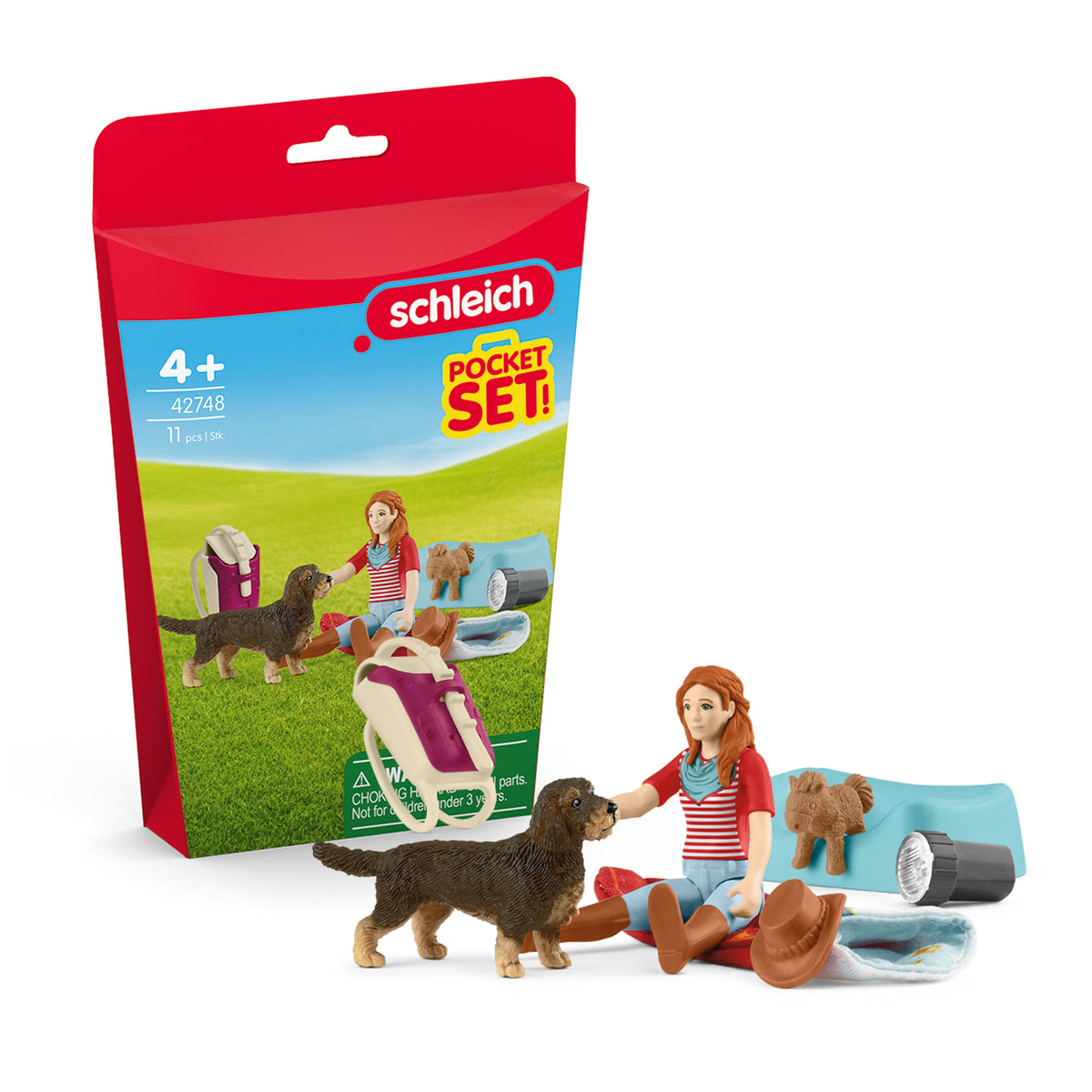 Schleich - Set Pocket Escursione con Cani - Giocattoli Playsets