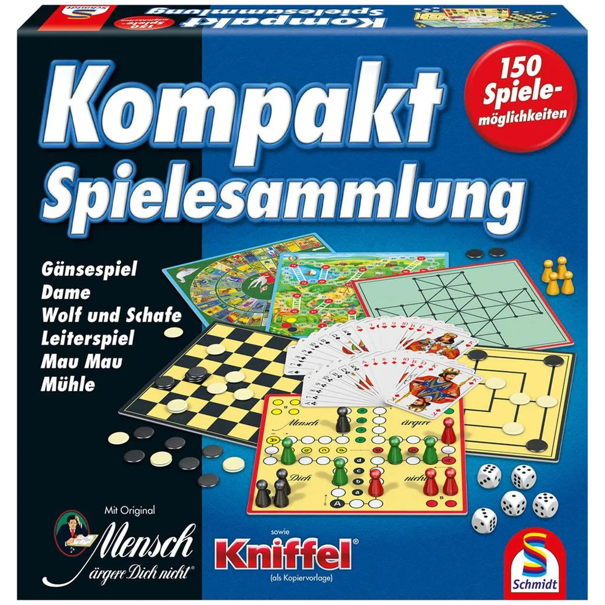 Schmidt Spiele - Collezione di Giochi Compatti - Collezioni di Giochi
