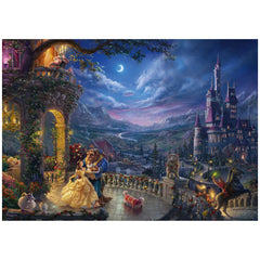 Schmidt Spiele - Disney, Beauty and the Beast, Dance in the Moonlight 1000 Pcs - Puzzles
