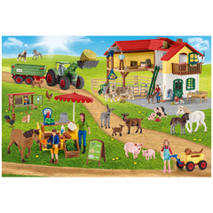 Schmidt Spiele - Farm World Negozio della Fattoria 100 Pz e 1 Figura - Puzzle