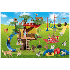 Schmidt Spiele - Farm World Happy Dogs 40 Pcs and 1 Figure - Puzzles