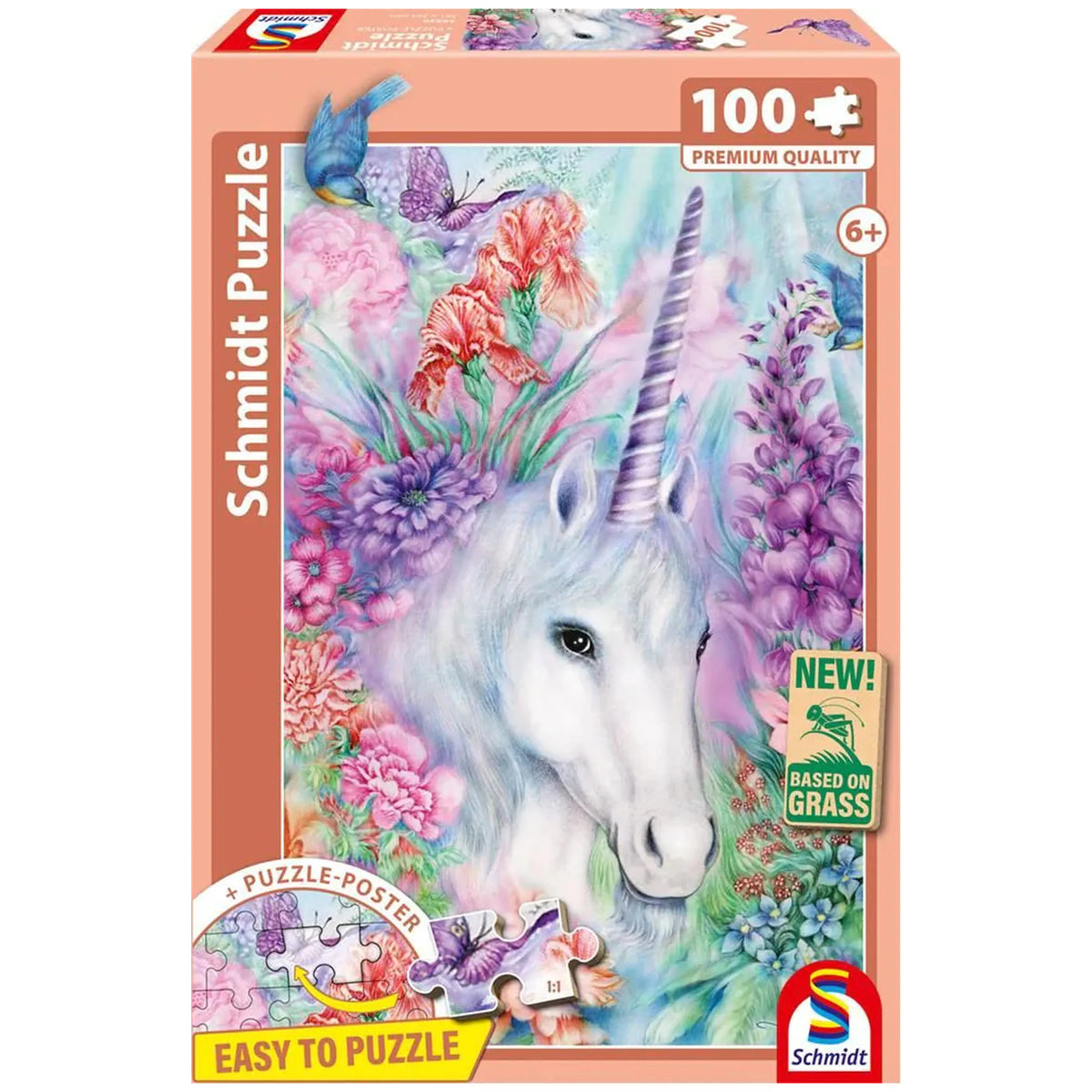 Schmidt Spiele - Bellezza del Gentile Unicorno 100 Pz - Puzzle