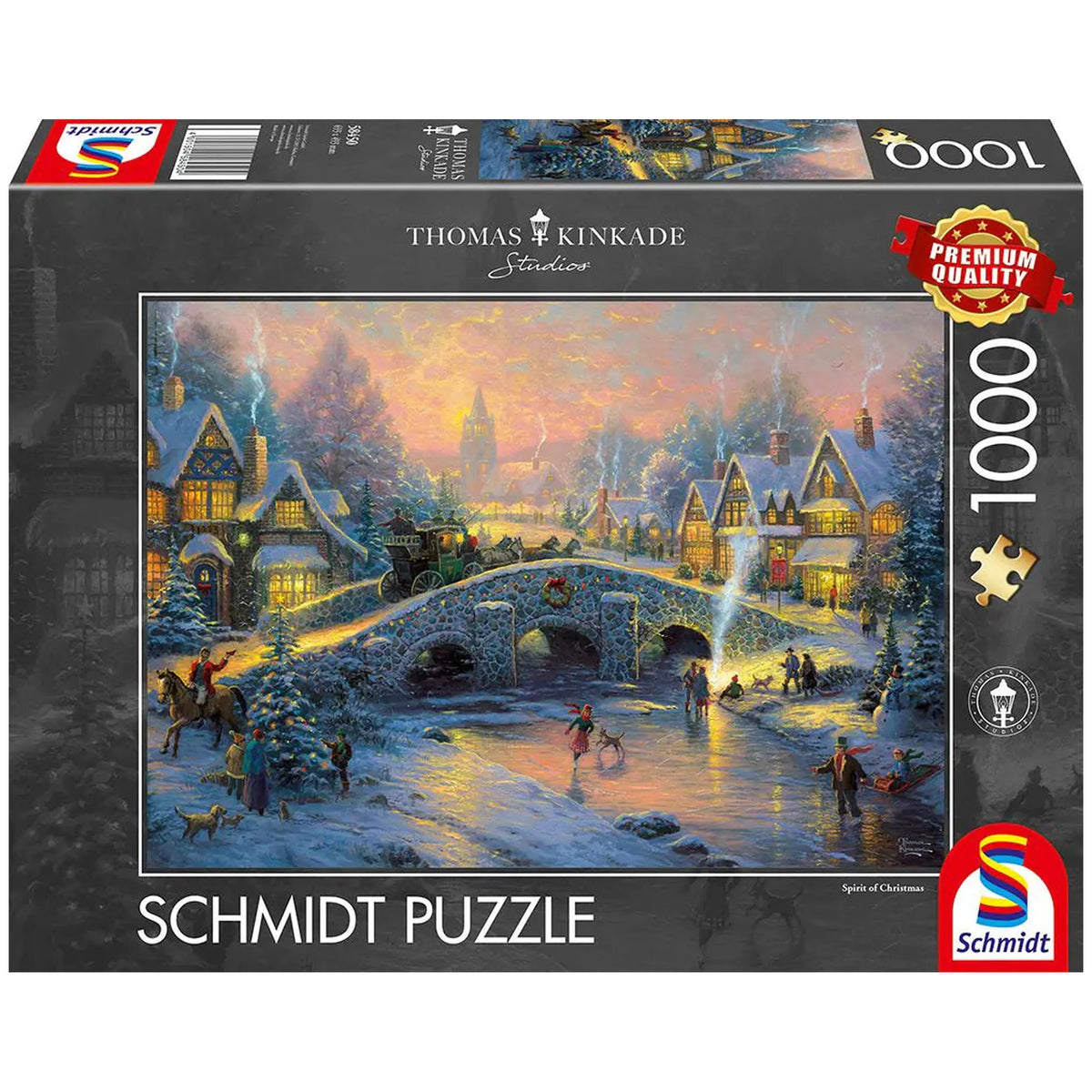Schmidt Spiele - Winter Village 1000 Pcs - Puzzles