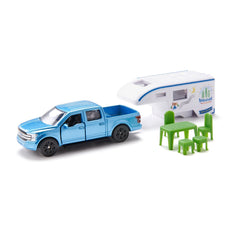 Siku - Ford F150 Pick-Up Camper - Veicoli da Gioco