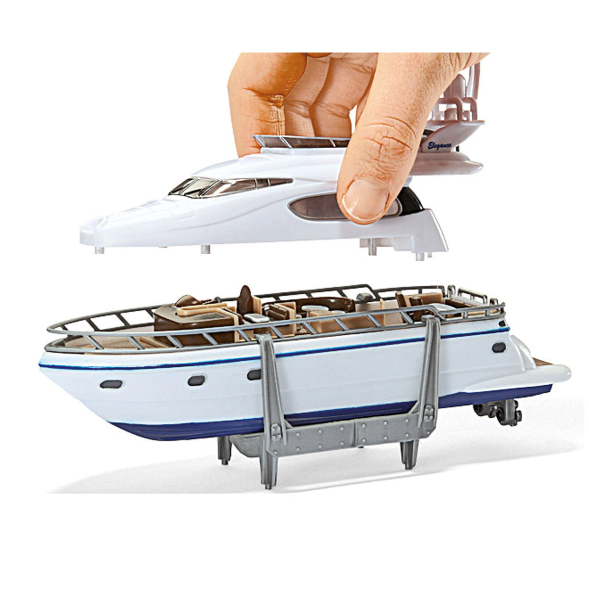 Siku - Trasportatore pesante MAN con yacht - Veicoli da gioco