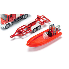 Siku - Unimog Fire engine with boat - Play Vehicles