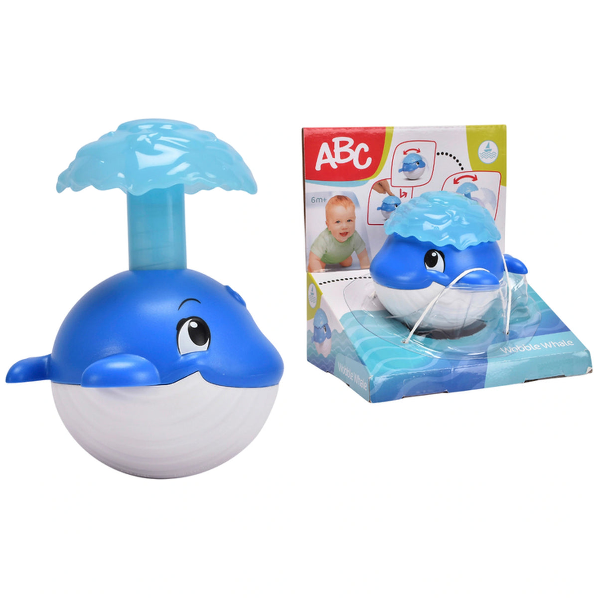 Simba - ABC Wobble Whale - Bath Toys