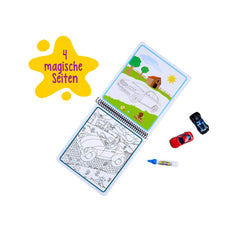 Simba - Libro da Colorare Acqua e Divertimento Cars - Arte e Fai da Te