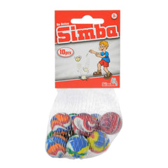 Simba - Set di 10 Palline Rimbalzanti Be Active - Attrezzatura per il Gioco all'Aperto