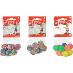 Simba - Set di 10 Palline Rimbalzanti Be Active - Attrezzatura per il Gioco all'Aperto