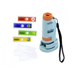 Simba - Accessori da campeggio - Microscopio tascabile Scout - 60x-180x - 5 Anni