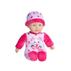 Simba - Dolls - Laura Strawbunny Soft Baby Doll - Pink Strawberry - 3 Yrs