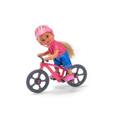 Simba - Dolls Playsets - Evi Love Mountain Bike - Pink Helmet - 3 Years