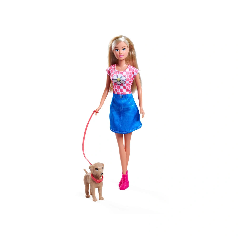Simba - Bambole - Steffi Love Dog Fun con Cucciolo - 3 Anni - Gioco interattivo