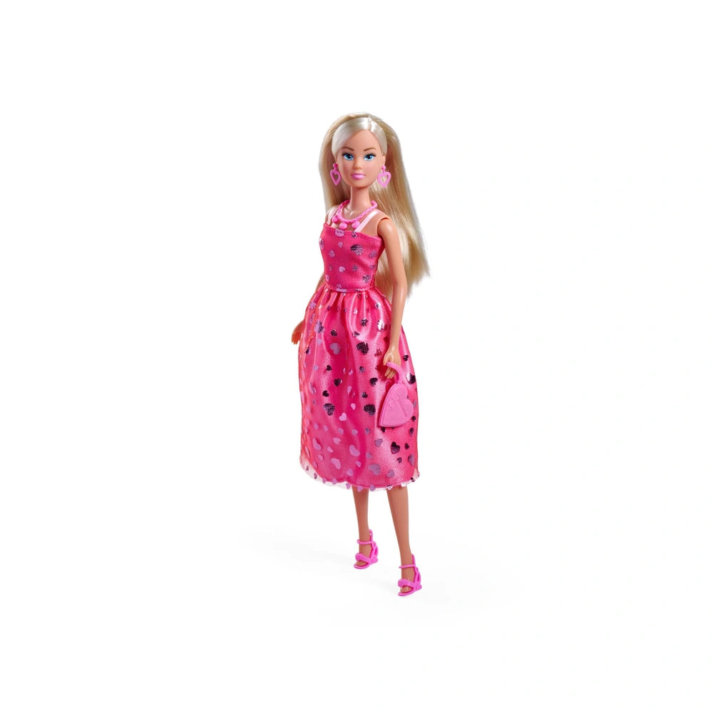 Simba - Bambole - Steffi Love Pink Love Doll - Abito Cuore Brillante - 3+ Anni