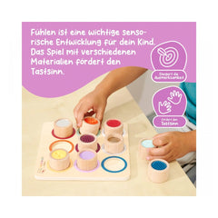 Simba - Giochi educativi - Tavola sensoriale Eichhorn Montessori - Legno - 3 Anni