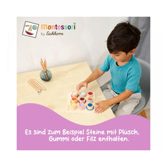 Simba - Giochi educativi - Tavola sensoriale Eichhorn Montessori - Legno - 3 Anni