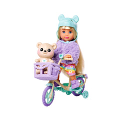 Simba - Evi LOVE Bambola con Bicicletta - Set di Giocattoli e Figure
